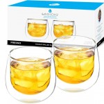 Grosche Fresno Double Walled Cups without handles - set of 2